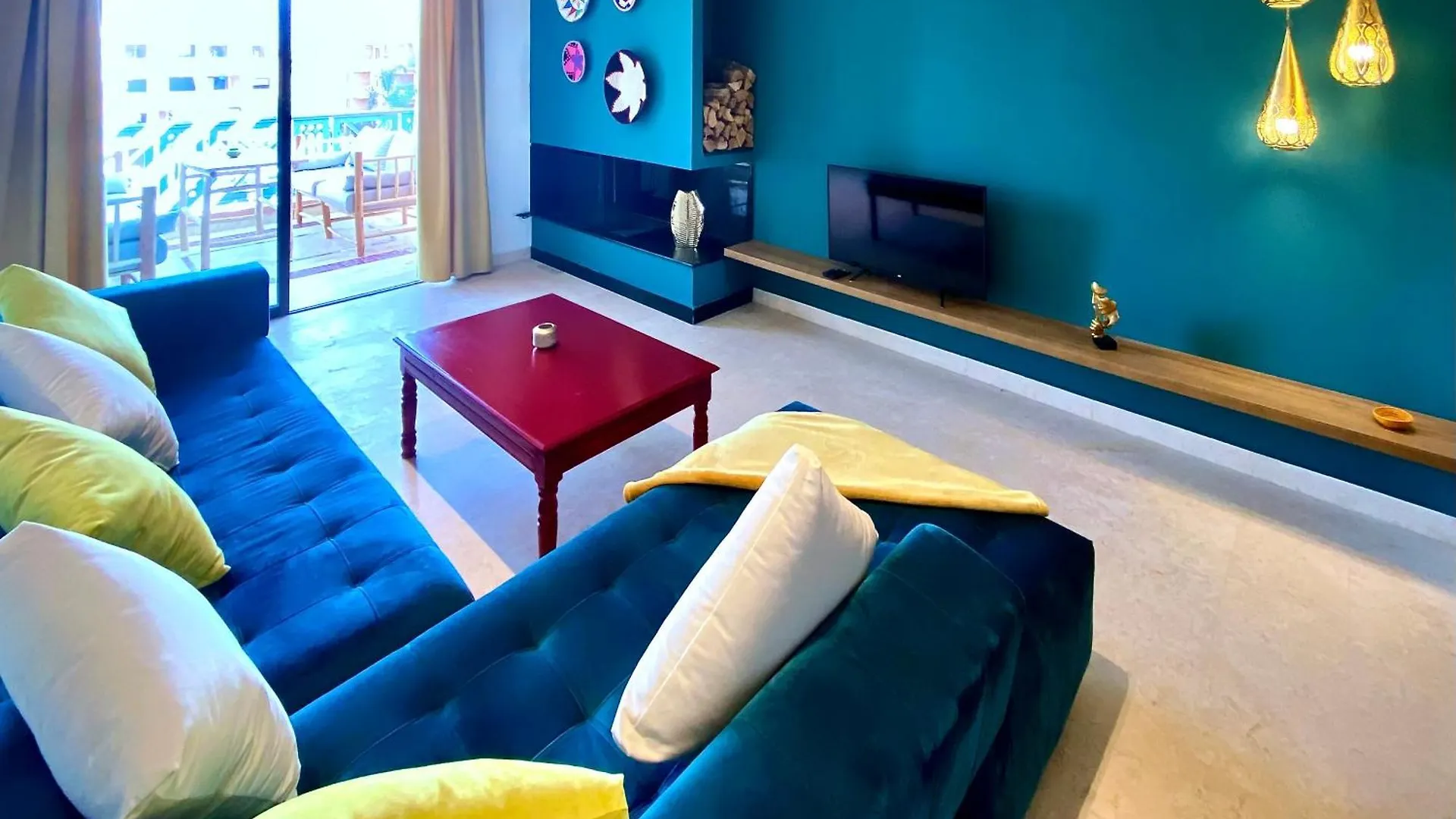 Stunning Apartment - Panoramic Pool View 马拉喀什 0*,