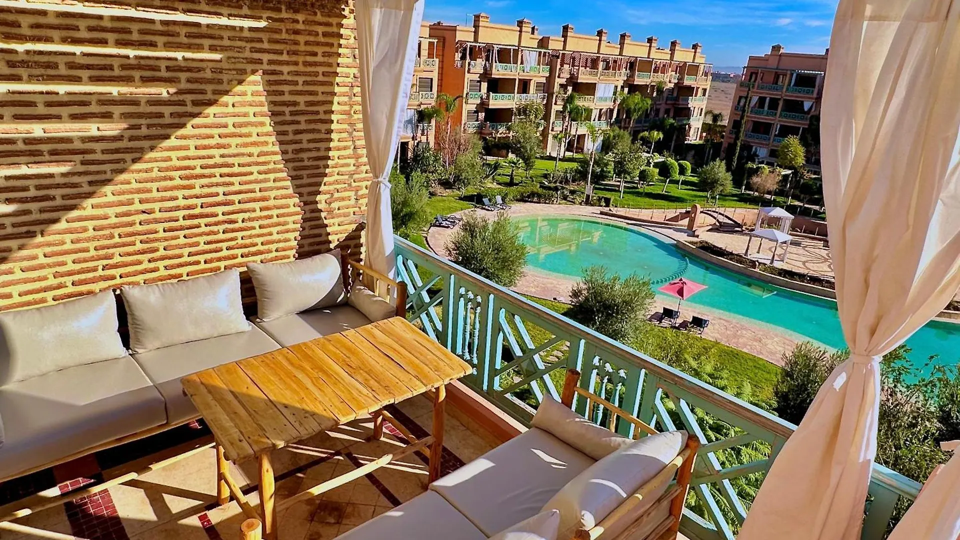 מרקש Stunning Apartment - Panoramic Pool View