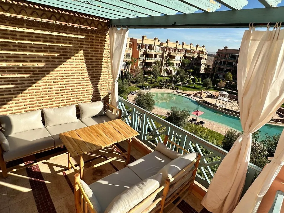 Stunning Apartment - Panoramic Pool View Marrakesh Morocco